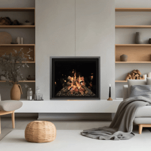 American Heritage Fireplace Milwaukee Chicago Mendota full-view built-in fireplace insert
